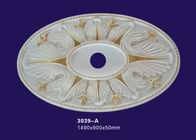 天井の装飾のための功妙なポリウレタン天井円形浮彫り/ランプ ディスクを引く金
