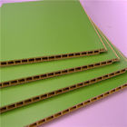 緑色ポリ塩化ビニールの壁のクラッディング/パネル、内部の木製のプラスチック合成板