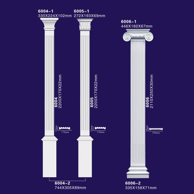 壁/天井のための軽量のヨーロッパ ポリウレタン コラム/ローマの柱